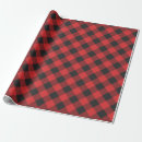 Search for red buffalo plaid wrapping paper Rustic