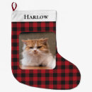 Search for red and black plaid christmas stockings Pet