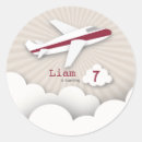 Search for red plane stickers Birthday