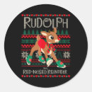Search for rudolph the red nosed reindeer stickers Winter
