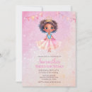 Search for african american princess birthday invitations Pink and gold