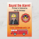Search for firemen invitations Truck