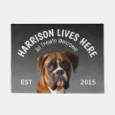 Search for boxer dog doormats Pets