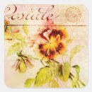 Search for vintage postcard stickers Flowers