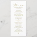 Search for gold wedding menus Typography