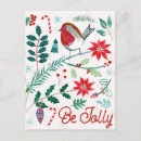Search for winter time cards Holly
