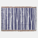 Search for birch trees blankets White
