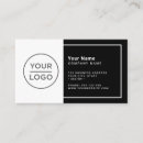 Search for circle business cards Black and white