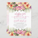 Search for island baby shower invitations Flowers