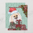 Search for pomeranian christmas cards Xmas