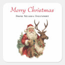 Search for santa and reindeer stickers Holiday season