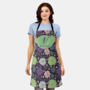 Search for key pattern monogram aprons Purple