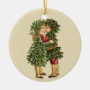 Search for mistletoe christmas tree decorations Vintage