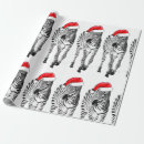 Search for zebra christmas wrapping paper Red