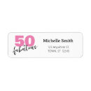 Search for happy birthday party return address labels Elegant