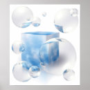 Search for air bubble posters Blue
