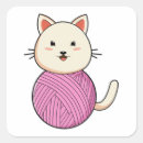 Search for ball of yarn stickers Kitten