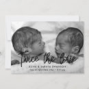 Search for twin birth announcement cards Twice the love