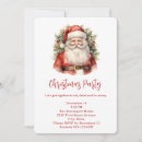 Search for claus invitations Watercolor