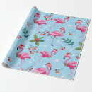 Search for pink flamingo christmas wrapping paper Pattern