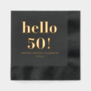 Search for gold foil napkins 60th birthday party