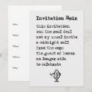 Search for noire invitations Party