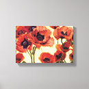 Search for red flower canvas prints Poppy