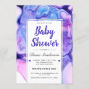 Search for beautiful baby girl shower invitations Purple