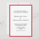 Search for red black wedding invitations Simple