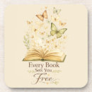 Search for book lover coasters Reader