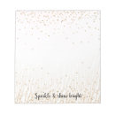 Search for sparkle notepads Gold