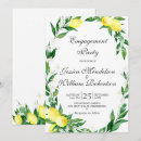 Search for lemon engagement party invitations Boho