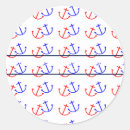 Search for blue and red wedding stickers Nautical