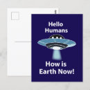 Search for cute alien postcards Science fiction