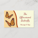 Search for monarch butterfly business cards Pretty