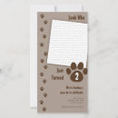 Search for paw print birthday invitations Cute