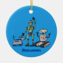Search for funny robots christmas tree decorations Retro