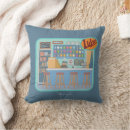 Search for pop culture cushions Luke's diner