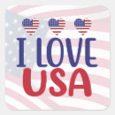 Search for i love usa stickers Patriotic