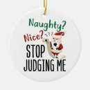 Search for judge christmas tree decorations Santa