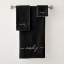 Search for black and white modern bath towels Professional