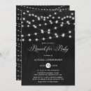 Search for string lights baby shower invitations Chalkboard