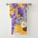 Search for fall color bath towels Falling leaves