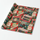 Search for nostalgic christmas wrapping paper Retro
