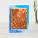 Search for autumn leaves birthday cards Orange