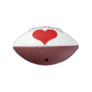 Search for mini american footballs Red