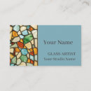 Search for stained glass business cards Colorful