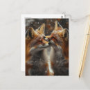 Search for love foxes postcards Adorable