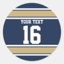 Search for gold and navy blue stickers Stripes
