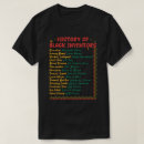 Search for black inventors tshirts Black history month
